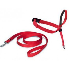 Nayeco Easy Walk Ronzal Anti-Tirones para Perros Rojo Talla S