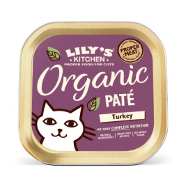 Lily's Kitchen Comida Húmeda Organic Paté de Pavo para Gatos