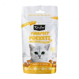 Kit Cat Purrfect Pockets de Pollo y Queso