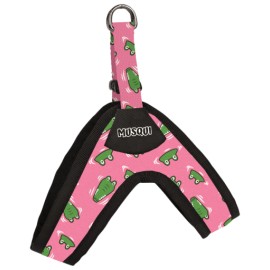 Musqui Arnés Sport Cocodrilo Rosa para Perros