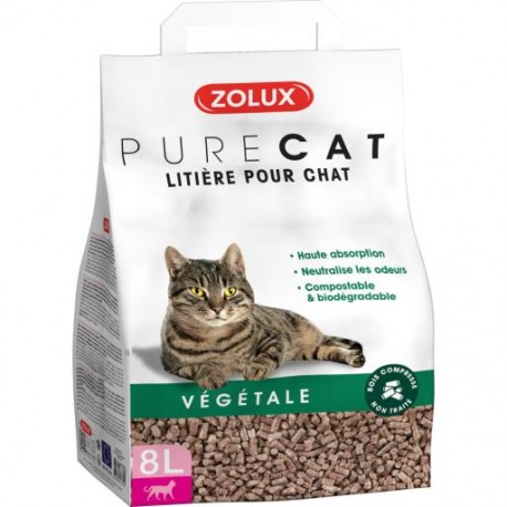 Zolux Arena Vegetal Compostable Purecat